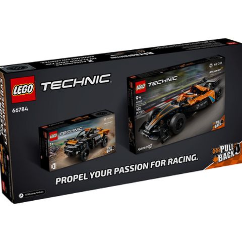 LEGO 66784 Technic NEOM McLaren Racing Gift Set, 704 Pieces, Two