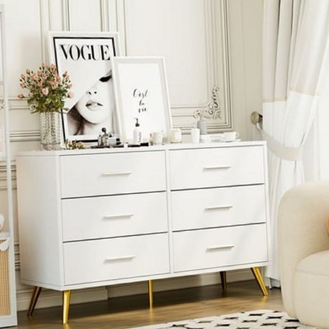 green emerald velvet dress Amazon.com: Tradare White Dresser for Bedroom, 6 Drawer Dresser with Golden  Handles, Large Storage Cabinet, Modern Chest of Drawers Organizer Storage  for Hallyway, Entryway : Home & Kitchen