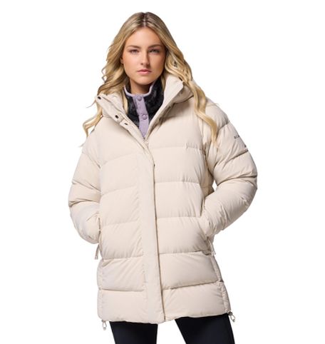 columbia amaze puff mid tobacco Columbia Amaze Puff Mid Hooded Jacket - Dark Stone - L