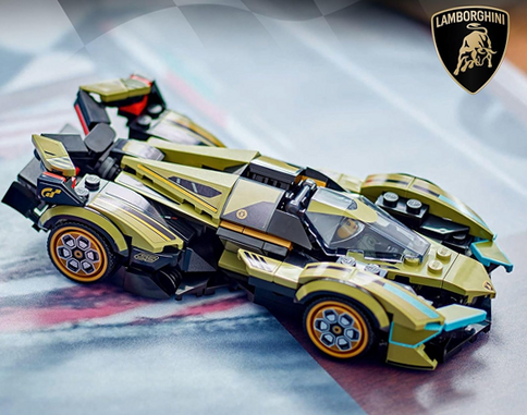 LEGO 6470547 Speed Champions Lamborghini Lambo V12 Vision GT Super