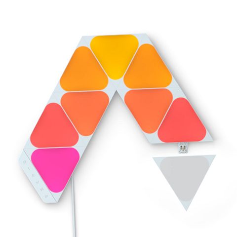 Nanoleaf Shapes Mini Triangles Smarter Kit, 9 Multicolor Smart LED