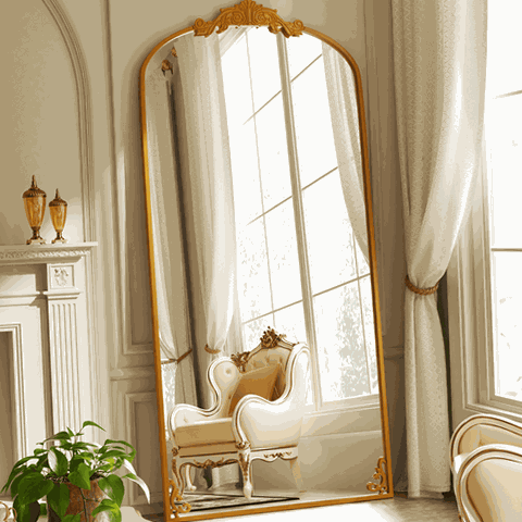 Beautypeak 17313417942 Full Length Wall-Mounted Mirror, 74 x 32 in