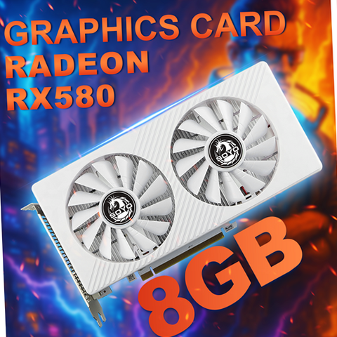 SOYO RX580 AMD Radeon Gaming Graphics Card, 8GB GDDR5, 256-Bit