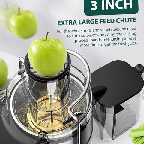 DBPOWER Juicer Machine, 1300W Full Copper Motor, Centrifugal Juice