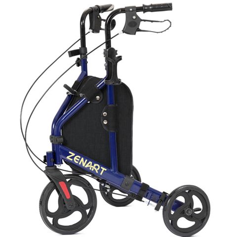 ZENART LQZB00199F4-1 Foldable 3 Wheel Rollator Walker Lightweight