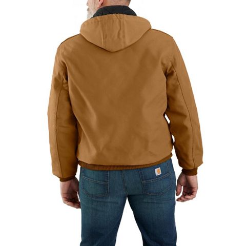 Carhartt 106673-GVL Loose-Fit Firm Duck Insulated Flannel-Lined