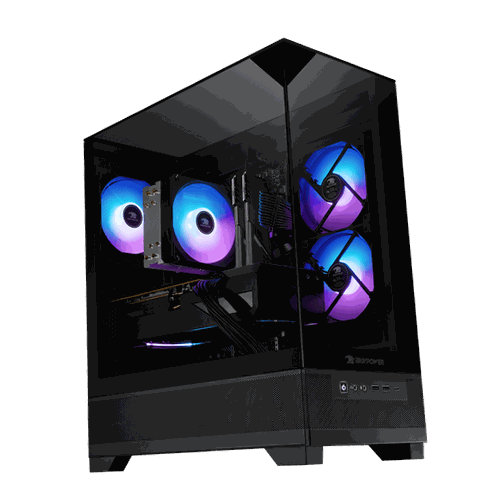 iBUYPOWER ESA7R77XT01v10 Gaming PC Desktop Ryzen 7 8700F 4.1GHz