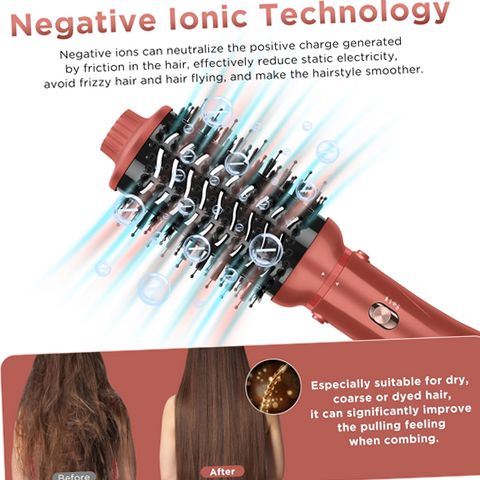 IG INGLAM AB0329-5P 5 in 1 Hair Dryer Brush Blow Dryer Brush for