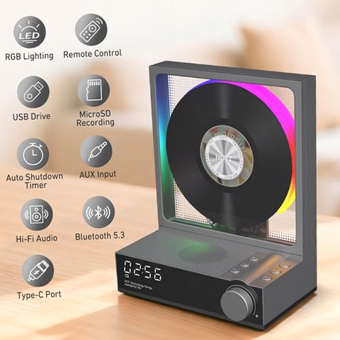 HOTT C229 Portable CD Player with Bluetooth 5.3, HiFi Dual