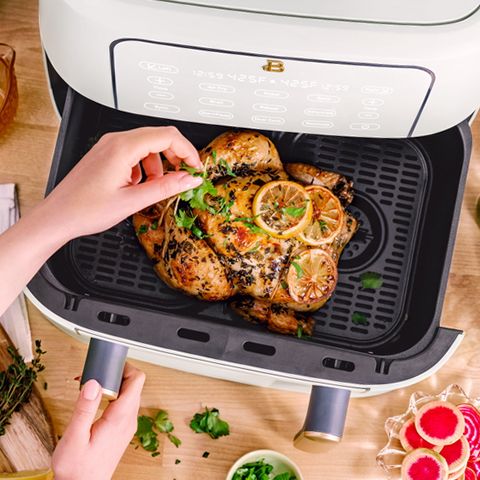 Made By Gather Beautiful 9 Qt TriZone Dual Basket Air Fryer with