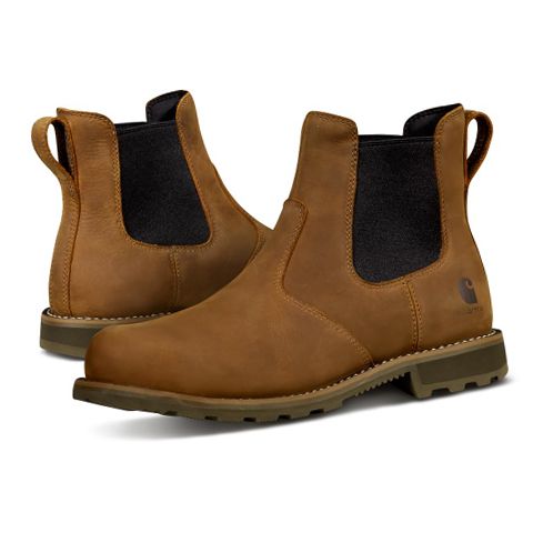 Carhartt Frontier Water Resistant Steel Toe Chelsea Work Boots