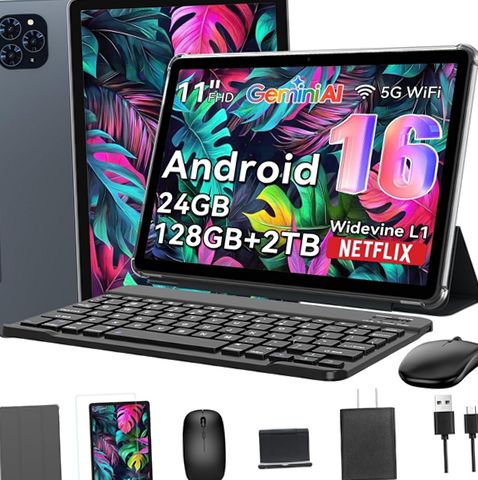 TABWEE T90 Android Tablet, 11 Inch FHD IPS Display, Octa-Core