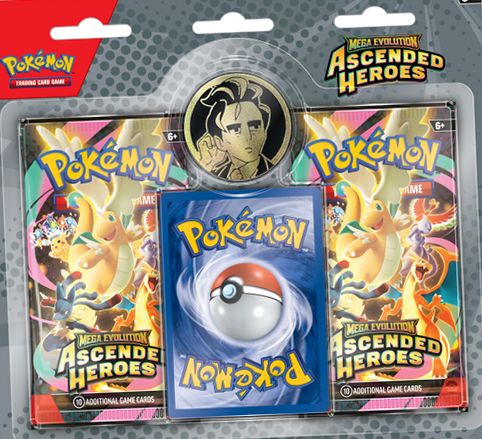 Pokmon Mega Evolution Ascended Heroes 2-Pack Blister with Erika's