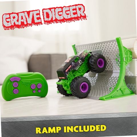 Monster Jam 89194258 1:64 Grave Digger Remote Control Monster