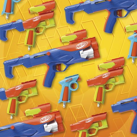 Hasbro F8633 Nerf N Series Gear Up Pack Foam Dart Blaster, 3