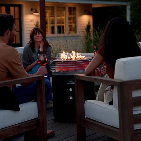 Ninja OF101A Fireside360 Outdoor Heater & Fire Pit with 3 Modes