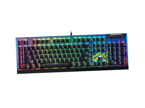 Razer BlackWidow V4 X Mechanical Gaming Keyboard, Yellow Linear