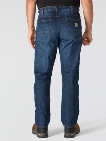 Carhartt Relaxed Straight Jean, Durable 13-Ounce Cotton Denim