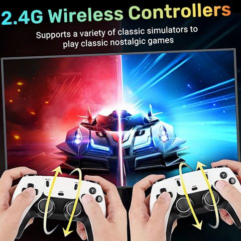 ZYTKWT M15 Video Game Console, 4K HDMI, Dual 2.4G Wireless