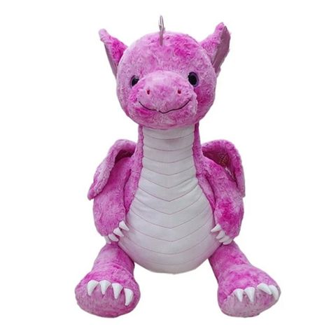 Way To Celebrate Jumbo Dragon Plush, Pink, 35