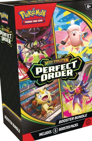Pokemon Mega Evolution Perfect Order Booster Bundle, 6 Packs