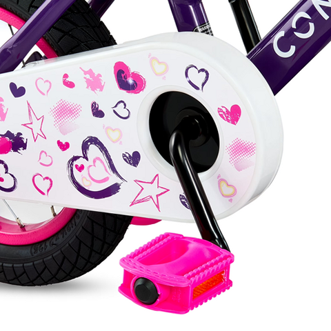Concord Bikes 12T 12 Kids Bike, Purple, Fits Riders 37-42 in, Rear