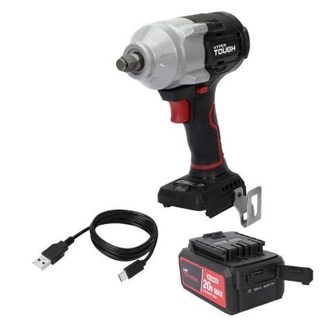 Hyper Tough 6082 20V Max Brushless 1/2-inch Mid-Torque Cordless