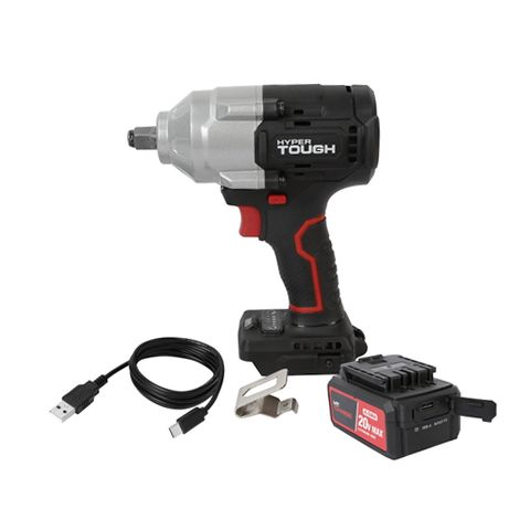 Hyper Tough 6082 20V Max Brushless 1/2-inch Mid-Torque Cordless
