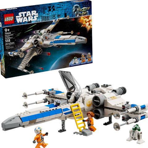 LEGO Star Wars New Republic X-Wing Starfighter Building Toy, 558
