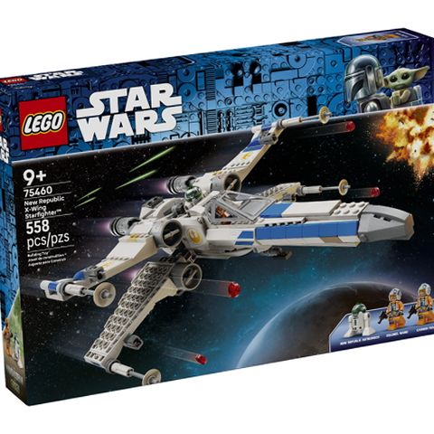 LEGO Star Wars New Republic X-Wing Starfighter Building Toy, 558