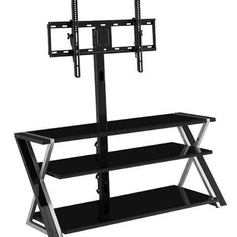 Whalen Furniture XL-44E Xavier 3-in-1 Flat-Panel TV Stand, for TVs
