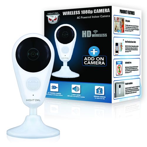Night Owl CAMWNVR2PIN Addon or Standalone Indoor Wireless 1080p AC