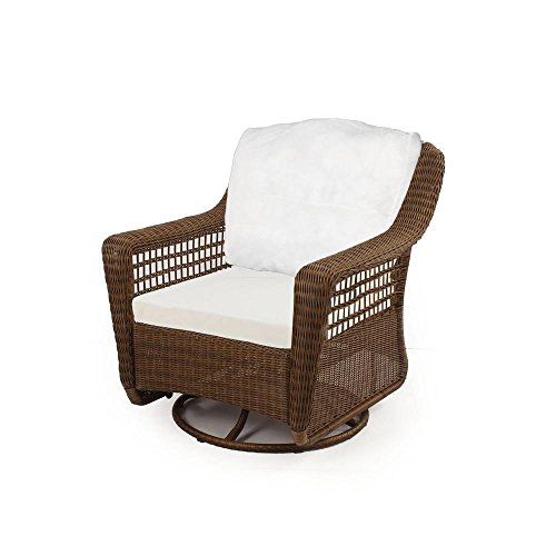 Hampton Bay 56 20344 Spring Haven Brown All Weather Wicker Patio Hampton Bay 56 20344 Spring Haven Brown All Weather Wicker Patio Swivel Rocker Chair With Bare Cushion