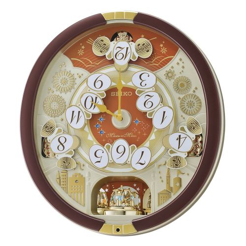 Seiko QXM574BRH Special Collector's Edition Melodies in Motion Wall