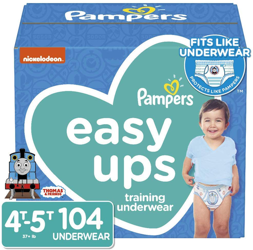 pampers easy ups pull on disposable potty training underwear for boys