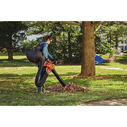 Black & Decker BEBL7000 12 Amp Electric Backpack Leaf Blower/Vac