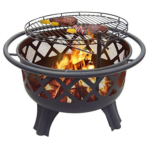 Catalina Creations Ad1985 29 5 Inch Crossfire Fire Pit Removable