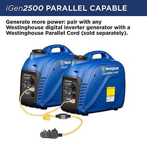 Westinghouse iGen2500 Portable Inverter Generator 2200 Rated Watts