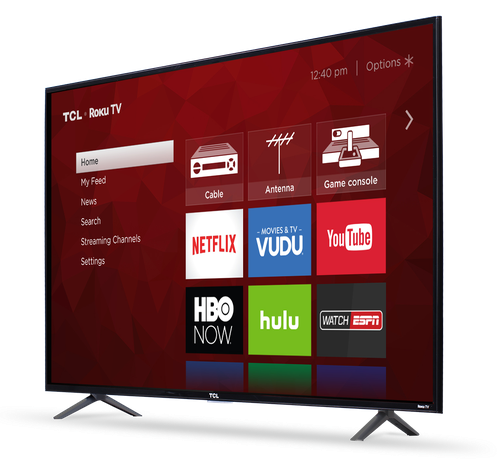 TCL 55″ Class 4K (2160P) Roku Smart LED TV (55S401)