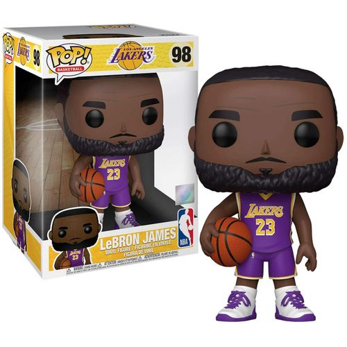 Funko 52359 LA Lakers LeBron James Purple Jersey 10 inch ...