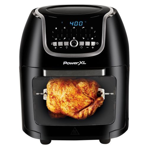 PowerXL Air Fryer Pro Oven 10 QT Vortex Digital Black Recipe Book &  Accessories