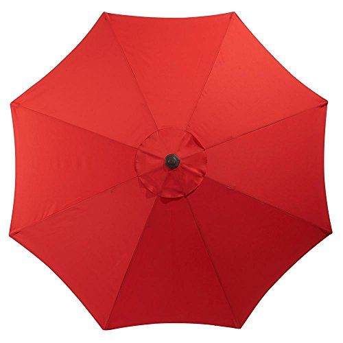 Hampton Bay Yjauc 171 Ruby 9 Ft Steel Crank And Tilt Patio Umbrella Hampton Bay Yjauc 171 Ruby 9 Ft Steel Crank And Tilt Patio Umbrella In