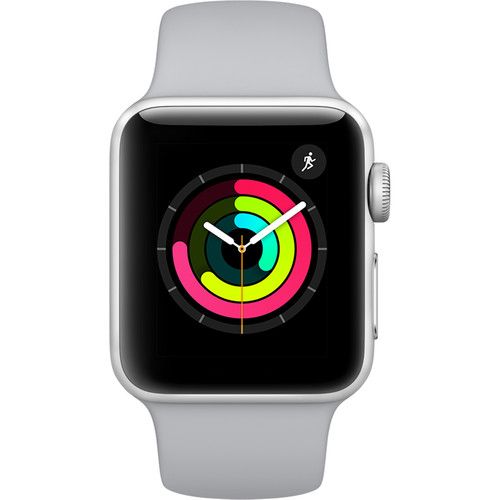 apple watch 3 silver aluminum fog sport