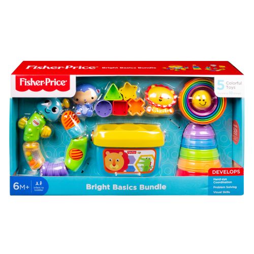 FisherPrice Bright Basics Bundle 5 Classic Baby Toys Set eBay