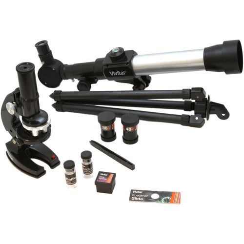 vivitar telescope microscope kit review