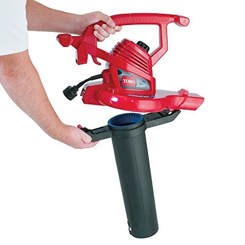 Toro 51621 UltraPlus 250 MPH 350 CFM 12 Amp Electric Leaf Blower/Vacuum ...