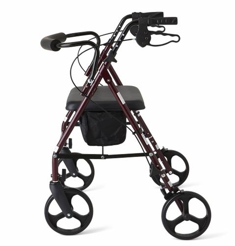 Medline Guardian MDS86800XWS Bariatric Rolling Walker with Seat ...