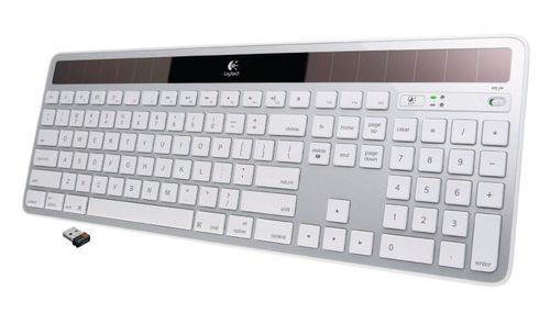 logitech wireless solar powered keyboard white logitech wireless solar powered keyboard white