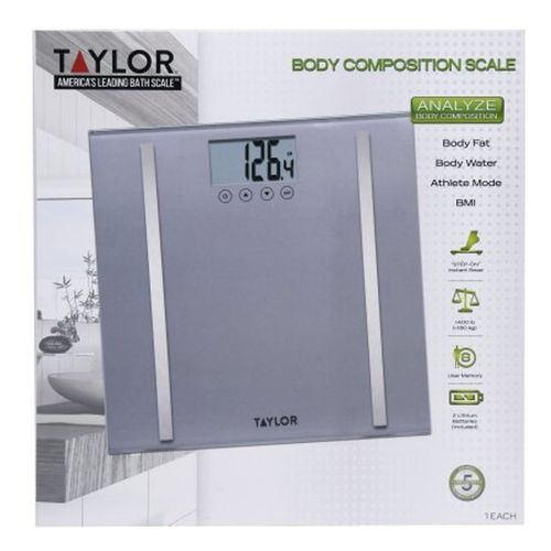 Taylor Body Composition Scale, Silver With Digital Reading eBay