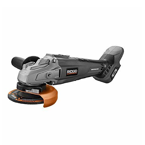 Ridgid R86041B 18-Volt Lithium-Ion Cordless Brushless Angle Grinder ...